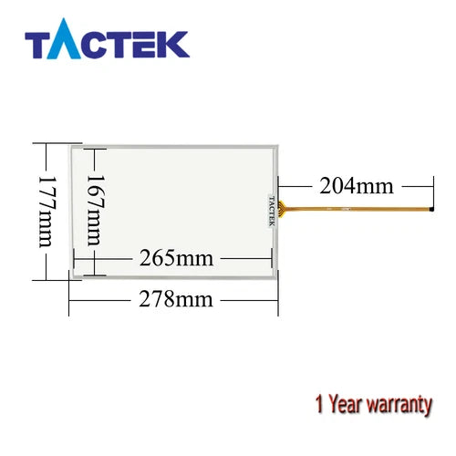 1SET 2711P-T12W22D9P-A 2711P-T12W22D9P A SER A with Overlay Touch Screen Panel