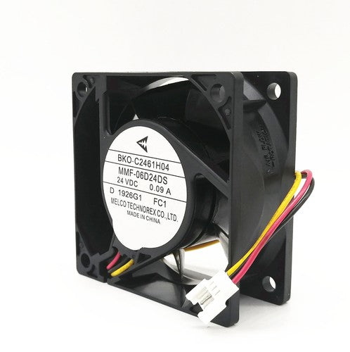Mitsubishi Inverter Fan BKO-C2461H04 MMF-06D24DS FC1 24V 0.09A 6CM 3-wire