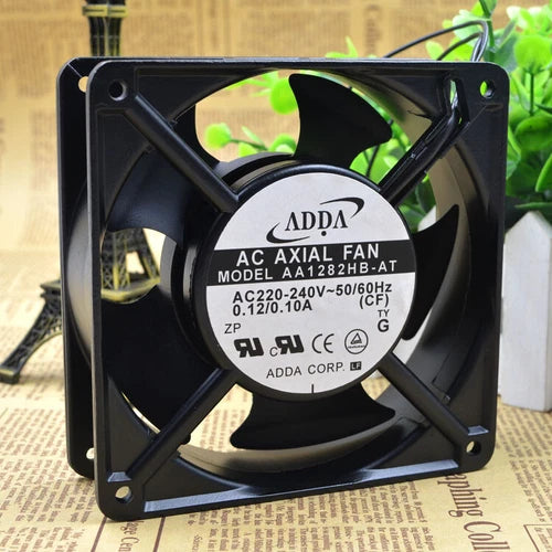 1PC 2Wire Cooling Fan    AA1282HB-AT 1238 AC220V 0.12/0.10A 12CM