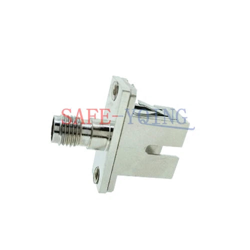 1X SMA Female-SC Female Hybrid Adapter Flange Coupling Optical Fiber Connector