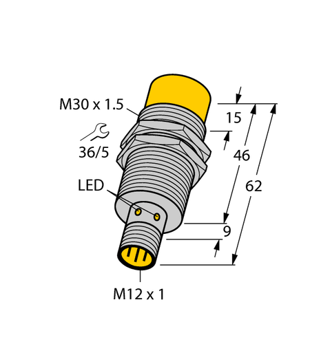 For TURCK NI20-M30-AN6X-H1141 4670515 Inductive sensor NPN