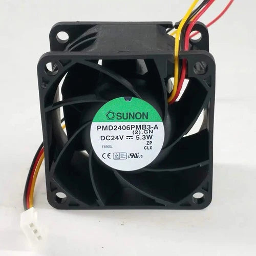 1 pc.   Inverter Cooling Fan 6038 DC24V 5.3W 6CM 3Pin- PMD2406PMB3-A