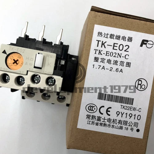 1PCS  Thermal overload relay   TK-E02 1.7-2.6A