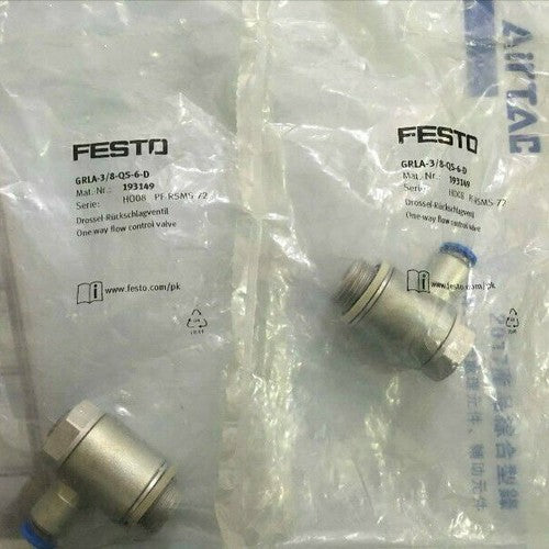 1/Piece  FESTO Throttle Valve GRLA-3/8-QS-6-D 193149