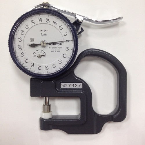 1 PCS   Mitutoyo 7327A Dial Thickness Gage 0-10*0.001mm old model 7327
