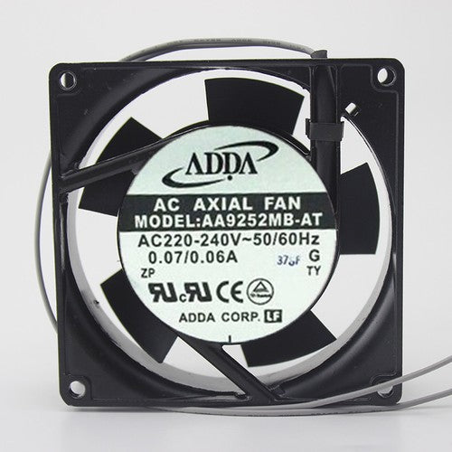 1 PCS ADDA Axial flow Fan AA9252MB-AT AC 220V 9225 9CM 2 wire Aluminum frame