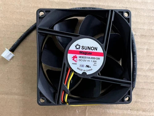 1pc   Cooling fan 12V 1.9W 3wire 80*25mm ME80251VX-0000-G99