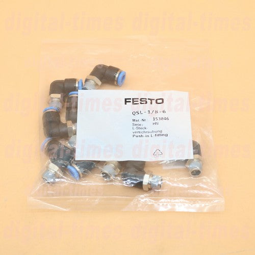10PC  FESTO QSL-1/8-6 153046 Connector in bag Free Shipping#LJ