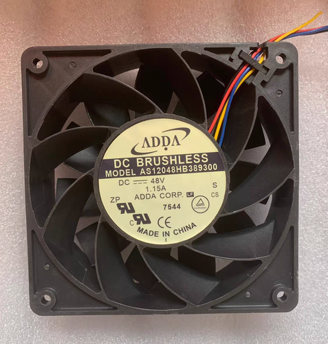 1 PCS ADDA Fan AS12048HB389300 DC 48V 1.15A 12038 12cm 4 wire cooling fan