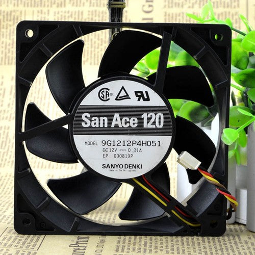 One For SANYO  9G1212P4H051 San Ace120 12V 0.31A cooling fan Free Shipping