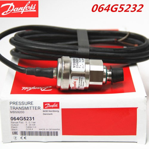 1pcs Danfoss Pressure Transmitter Sensor MBS9200 064G5231 0-0.1bar