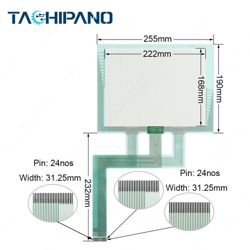 1PC  for  QPI2D100L2P-F Total Control QuickPanel QPI2D100L2P Touch Screen