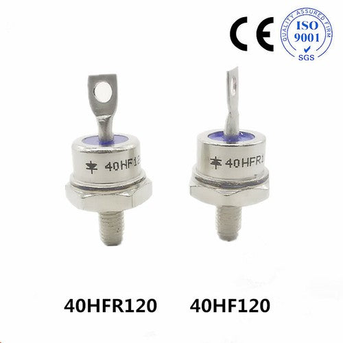 2pcs 40HFR120 40HF120 thread diameter 6MM export spiral rectifier diode