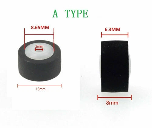 4pcs  for Technics TC-WR565，TC-WR545，TC-WR665S TC-WR635S Pinch Roller