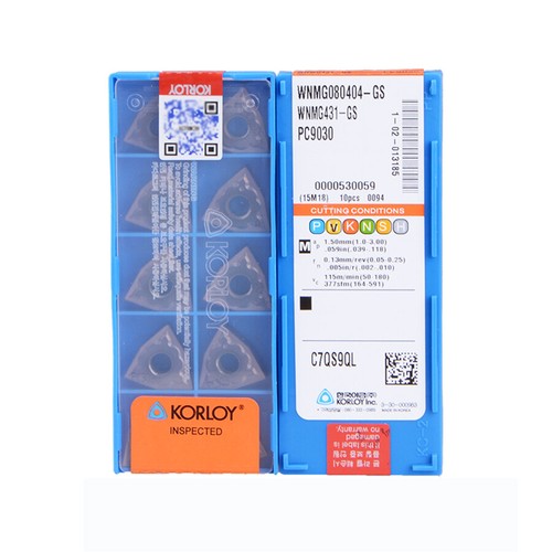 10pcs/Box KORLOY WNMG080404-GS PC9030 WNMG431-GS Carbide Inserts CNC TOOL