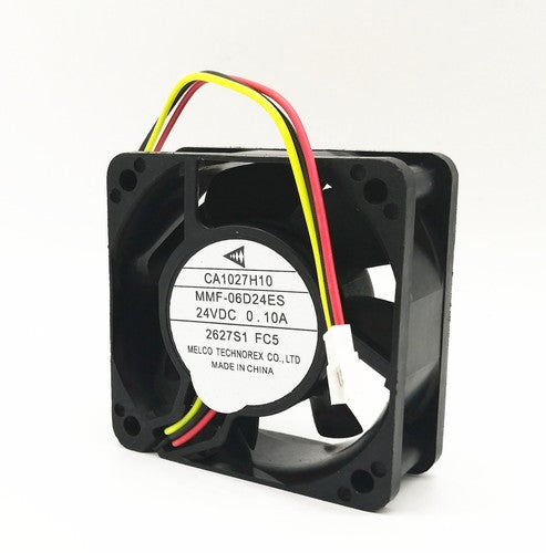 Mitsubishi inverter cooling fan CA1027H10 MMF-06D24ES-FC5 DC24V 0.10A 6025