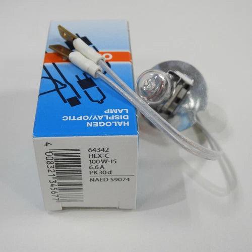 1X Airport Runway Lamp 15.2V100W PK30d Scanner Bulb   64342 HLX-C 6.6A 100W-15