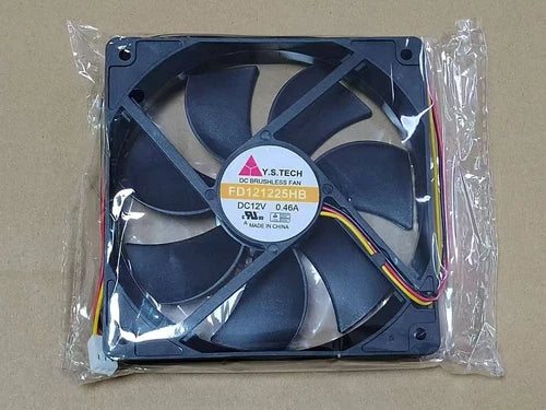 1PC  FD121225HB 12V 0.46A 12CM 3pin Cooling fan Chassis fan