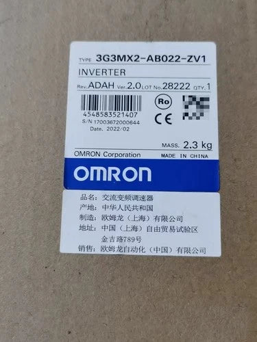 3G3MX2-AB022-ZV1  OMRON 3G3MX2AB022ZV1 Inverter