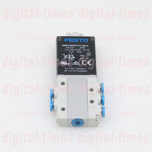 1PC  FESTO MHE2-MS1H-5/2-QS-4 525117 solenoid valve Free Shipping#LJ