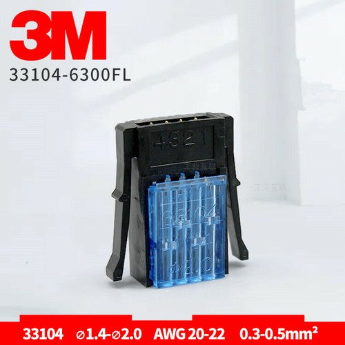 3M A6CON-P520 Mitsubishi PLC single-touch 33104-6300FL connector 1.4-2.0