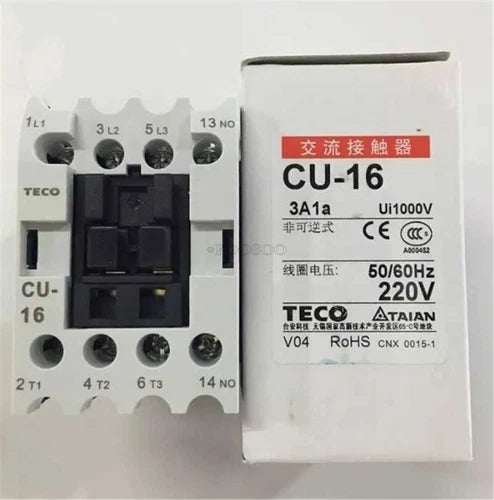 1Pc Contactor Teco CU-16 220Vac ls #P