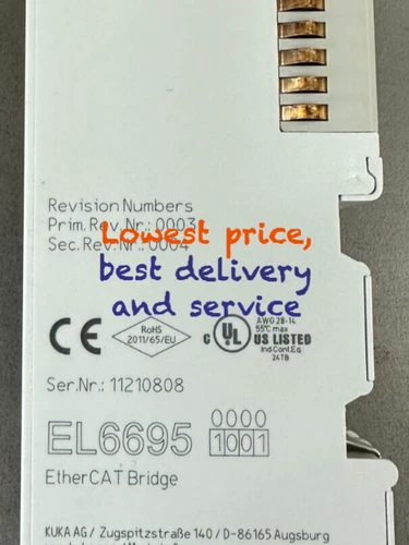 1PCS EtherCAT Bridge Terminal    EL6695