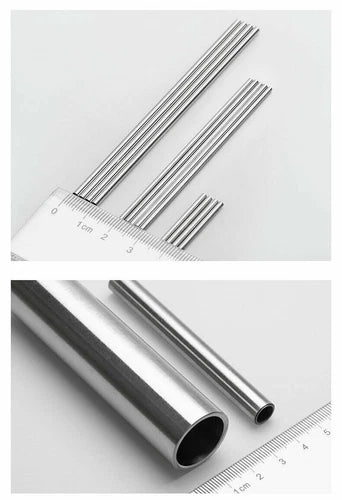 60pc OD 4/6/8mm Length 250mm ID 2/5/6mm 304 Stainless Steel Capillary Tube Pipe