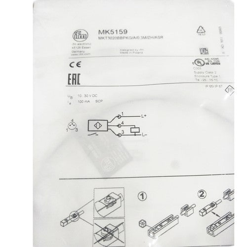 For IFM MK5159 T-slot cylinder Sensor 10...30 DC PNP