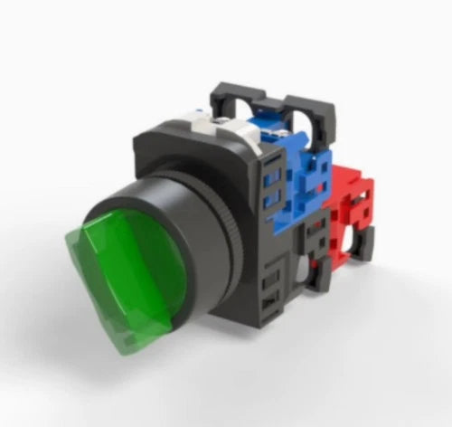 1PC FOR AR22PL-210E3G GREEN   Two short handle light selection switch