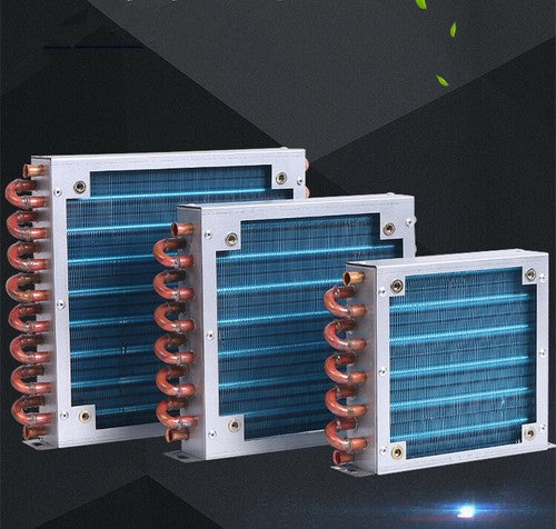 Refrigerator Condenser 7mm Copper Tube Aluminum Fin 2*7*165 with 220V 150MM Fan
