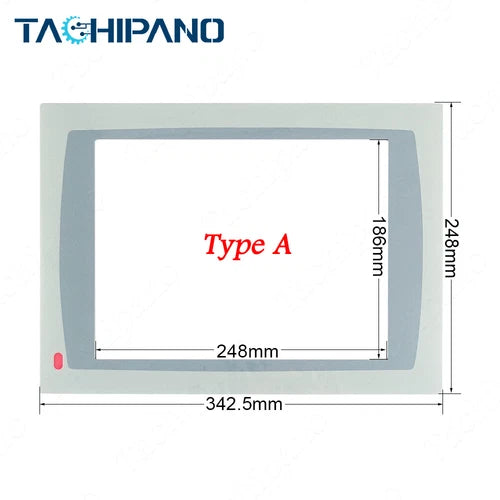 1X for 2711P-RDT12C PanelView Plus 1250 with Front Overlay Touch Screen Panel