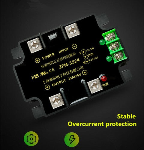 High-power DC motor forward and reverse control module 25A 36V