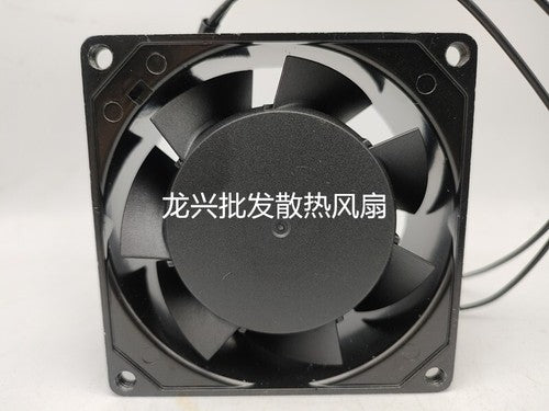 1 PCS Panasonic Fan ASEN80414 AC200V 8CM 2 wire Aluminum frame cooling fan