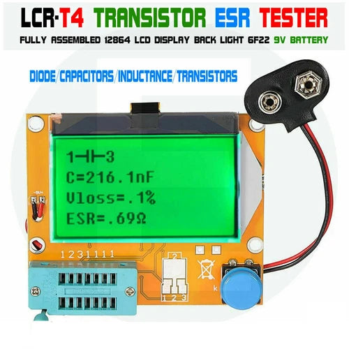 1X  Meter Transistor Tester Diode Triode Capacitance SCR Inductance M328 LCR-T4