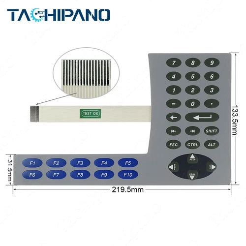 for 2711P-K6C20A 2711P-K6C20D Plastic Case Cover Housing with Keyboard Keypad