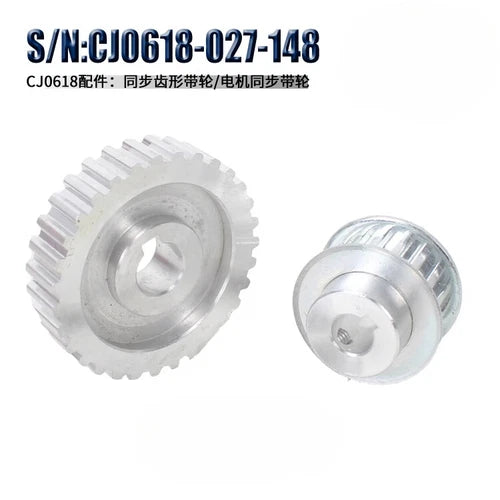 1X For Mini Lathe Metal Cutting Machine Synchronous Pulley Gear Motor Belt Gear