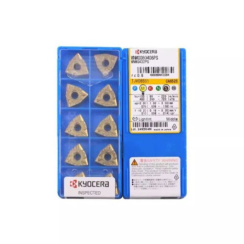 10pcs/Box Kyocera WNMG080408-PS WNMG080408PS CA6525 WNMG432PS Carbide Insert