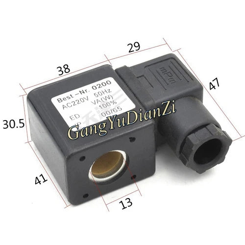 1PCS  DC12/24V AC24/110/220V/380V   Nr. 0200 Solenoid Valve Coil