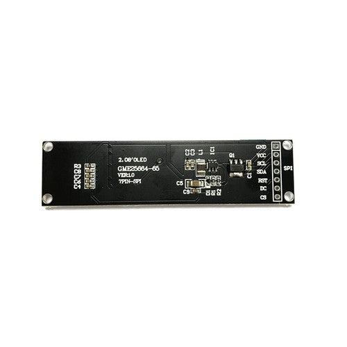 2.08"" OLED 256X64 LCD Display OLED Screen with Grayscale Adjustment SPI-