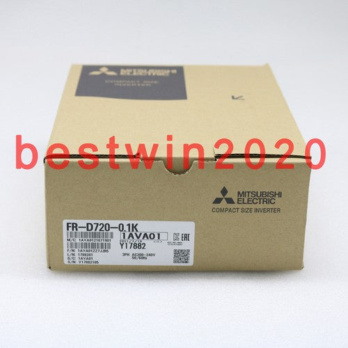 1PC  Mitsubishi in box Inverter FR-D720-0.1K One year warranty
