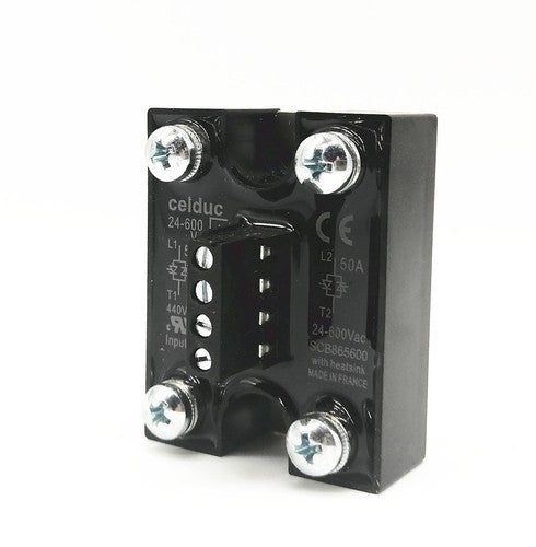 Celduc solid state relay SCB865600 50A 24-600VAC