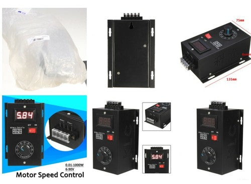 1PC Stepless Voltage Regulation DC6V-90V Pwm DC Motor Governor PLC 15A 1000W