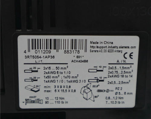 1pc   3RT5054-1AP36 220V Current 115A   Contactor