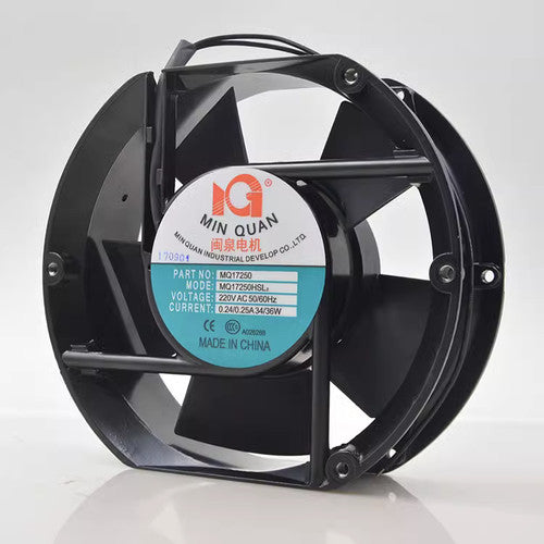 1 PCS Min Quan Fan MQ17250HSL2 AC 220V 17251 17CM 2 WIRE industrial cooling fan