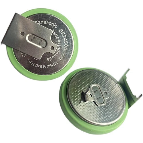 2pc BR2450A with welding of high temperature 3V button battery