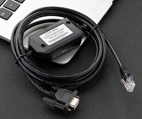 1PC For 1747-PIC RS232 DH-485  SLC Series PLC Programming Cable