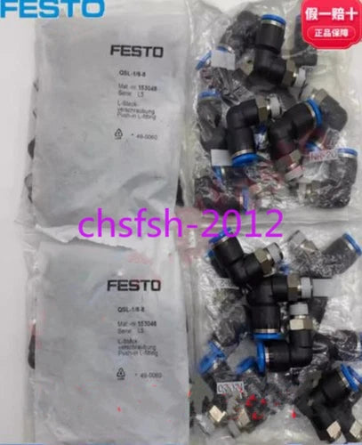 3 PCS   Quick Insert Screw Union L-shaped QSL-1/8-6 153046