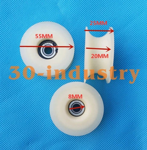 QTY:2 Pulley FOR  Safety Door Roller 55mm Injection Molding machine