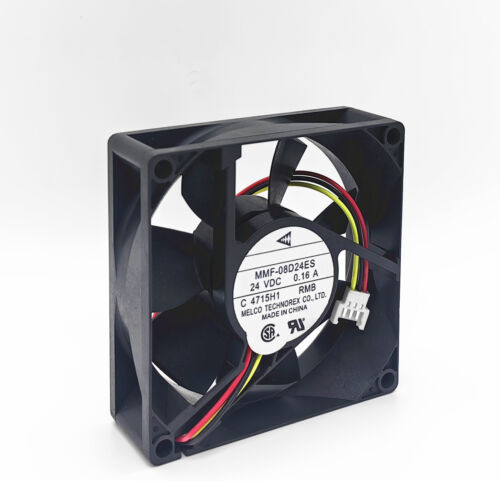 Fuji inverter Mitsubishi cooling fan MMF-08D24ES-RMB 8CM 8025 24V 0.16A 3pin